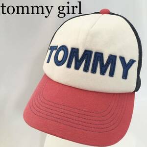 tommy girl トミーガール キャップ 帽子 メッシュ ダンス タウンユース 内側パイル生地 スナップバック フリーサイズ