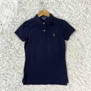 RALPH LAUREN Ralph Lauren polo-shirt with short sleeves navy skinny Fit embroidery S YA3443