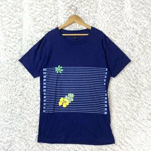 マークバイマークジェイコブス 半袖Tシャツ ネイビー コットン S YA3477