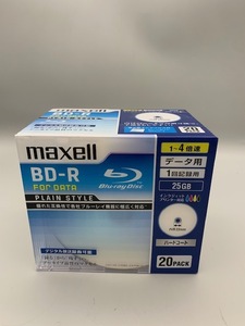 ★未使用品★ maxell マクセル データ用 BD-R PLAIN STYLE 1～4倍速対応 20パック