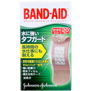  band aid water . strong tough guard standard size 20 sheets 