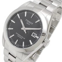 ティソ TISSOT 腕時計 T127.407.11.051.00 メンズ ジェントルマン パワーマティック 80 自動巻き ブラック シルバー_画像2