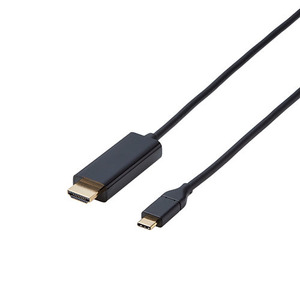 エレコム 変換ケーブル Type-C-HDMI 1.0m ブラック CAC-CHDMI10BK