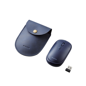  Elecom BlueLED mouse / thin type / wireless /4 button / pouch attaching / blue M-TM10DBBU