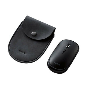 エレコム マウス/Bluetooth/4ボタン/薄型/充電式/3台同時接続/ブラック M-TM15BBBK