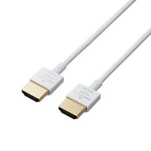 Elecom HDMI Cable/Premium/Super Slim/White/1,0 м CAC-AHDPSS10WH