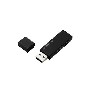 エレコム USBメモリー/USB2.0対応/セキュリティ機能対応/64GB/ブラック MF-MSU2B64GBK