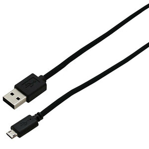 【5個セット】wantobe 両面コネクタmicroUSBケーブル 2.0m BK WCMRMC200BKX5