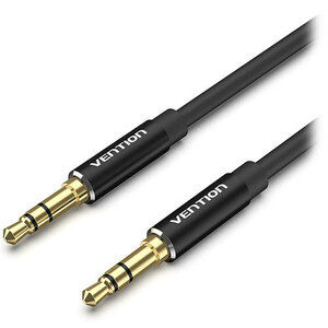 【10個セット】 VENTION 3.5mm Male to Male オーディオケーブル 1m Black アルミニウム合金 BA-4346X10