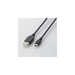 エレコム USB2.0ケーブル(mini-Bタイプ) U2C-M20BK