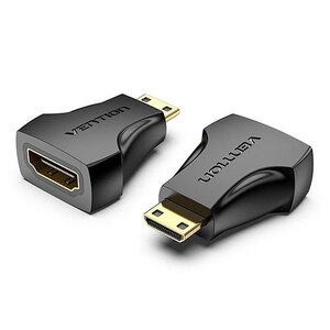 【20個セット】 VENTION 4K対応 Mini HDMI Male to HDMI Female アダプター AI-2267X20