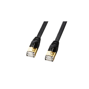  Sanwa Supply CAT7 Ultra Flat LAN кабель (2m, черный ) KB-FLU7-02BK