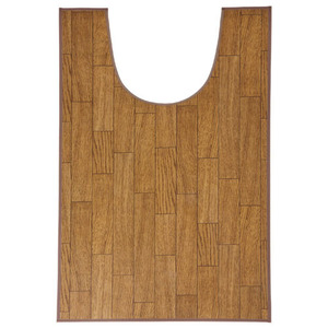 . pra wood grain for rest room mat ( long ) 810928