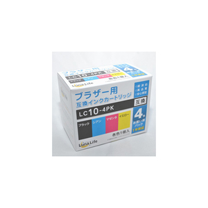  world business supply Luna Life Brother for interchangeable ink cartridge LC10-4PK 4ps.@ pack LN BR10/4P