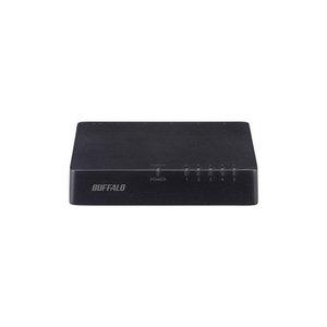 BUFFALO Buffalo 10/100Mbps correspondence switching Hub plastic case / power supply attached outside model (5 port ) black LSW4-TX-5EP/BKD