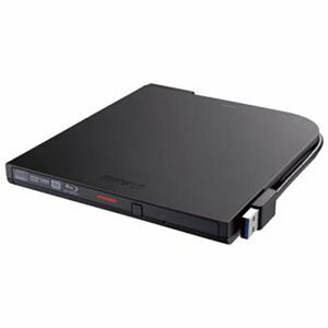 USB3.2 (Gen1) 対応 ポータブルBD 再生/書込ソフト添付 ブラック BRXL-PT6U3-BKE