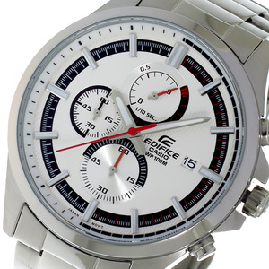 カシオ CASIO エディフィス EDIFICE クロノ クォーツ メンズ 腕時計 EFV520D7AV シルバー シルバー