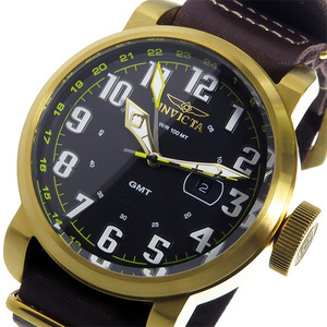 インヴィクタ INVICTA クオーツ メンズ 腕時計 18888 ブラック/ゴールド ブラック