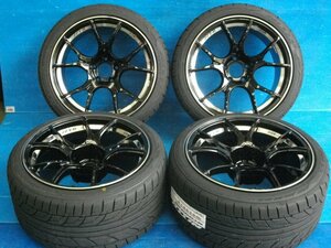 H【1480】SSR GTX02 18インチ 10.5J +20 114.3 5H 未使用品 ニットー NT555G2 265/35R18 22年 未使用タイヤ ランエボ R34 GT-Rなど