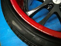 H【750】再塗装品 WEDS ウェッズ クレンツェLXZ 19インチ14J インセット-20 5H 114.3 355/25R19 おまけタイヤ付き 1本のみ_画像4