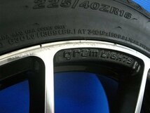 H【1848】RAYS グラムライツ GL-57ANA 18インチ 7.0J +50 5H PCD100 225/40R18 新品付き タイヤホイール4本セット プリウス BRZ トヨタ86_画像3