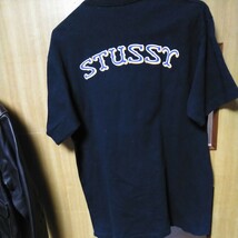 STUSSY　ニューヨーク　メッツ　カラー　Tシャツ　ブラック　サイズM usa製です。_画像2