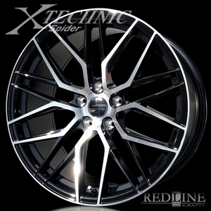 ■ X-TECHNIC Spider ■ (F)19x8.5J+40　(R)19x9.0J+40　5H/PCD114.3 精悍な見た目のスパイダーメッシュホイール4本セット