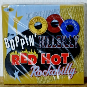 廃盤 未開封4CD♪FROM BOPPIN' HILLBILLY TO RED HOT ROCKABILLY★オールディーズ ヒルビリー ロカビリー エルヴィス・プレスリー