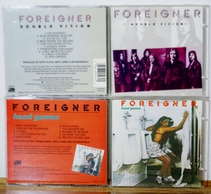 初期流通CD2枚まとめて★フォリナー/Double Vision+Head Games★85年 WEST GERMANY：TARGET LABEL★Foreigner