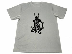 グレー　角大師　ドライ　Ｔシャツ　開運厄除　魔除　悪霊退散　グッズ