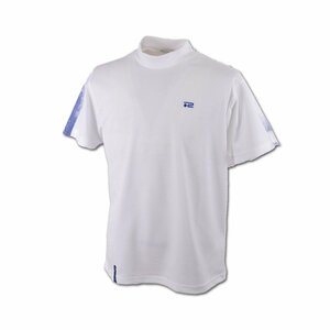 30%OFF[rosa-sen] men's short sleeves high‐necked shirt white M(48) 044-28442-05 ROSASEN Golf good-looking stylish fine quality material 