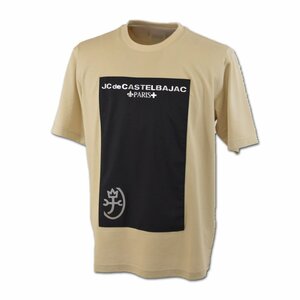 30%OFF【カステルバジャック】メンズ 半袖Tシャツ L(48) ベージュ 7213272118-14 CASTELBAJAC カジュアル 上質 おしゃれ @