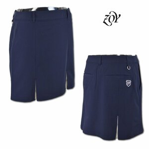 30%OFF★ZOYゾーイ★レディース スカート 38(M) 9号 紺 071632300-85 ゴルフ おしゃれ スタイリッシュ 上質素材 @