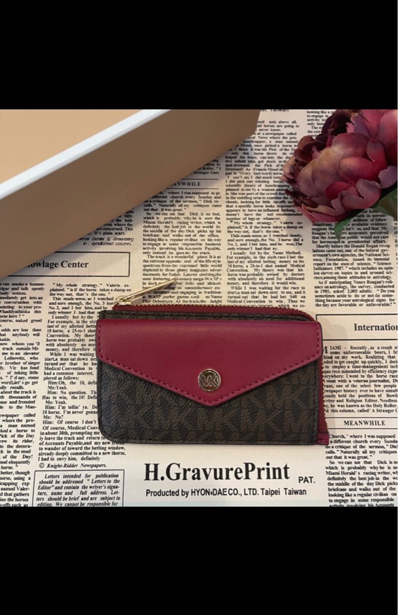新品】MICHAEL KORS ピンク エナメル レザー コインケース|PayPayフリマ