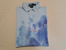 ■【雰囲気抜群◎】Polo by Ralph Lauren ペンキ / ステンシル ヴィンテージ加工 CUSTOM FIT ポロシャツ ラルフローレン【LL→Lサイズ】■_画像10