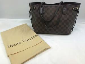 (LOUIS VUITTON /ルイヴィトン) ダミエ ネヴァーフルMM N41358トートバッグ ショルダーバッグ エベヌ ＃184476-353