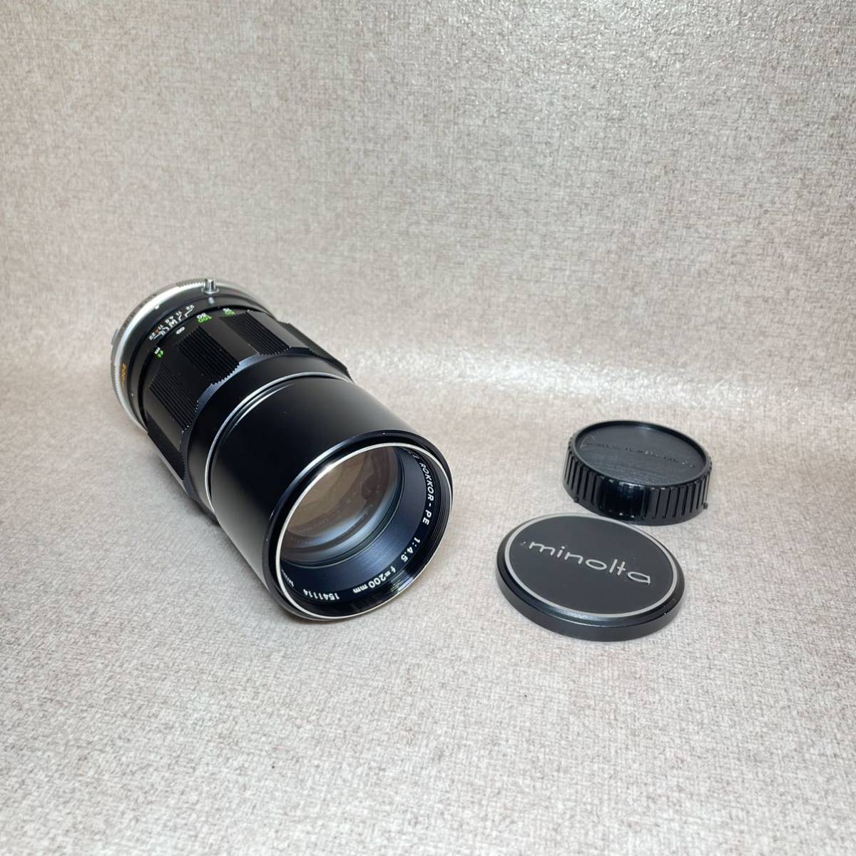 3-42)MINOLTA MC TELE ROKKOR-PE f=200mm F4.5 | JChere雅虎拍卖代购