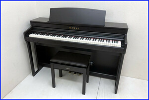 【展示品】KAWAI カワイ 電子ピアノ【CA49 R】プレミアムローズウッド調仕上げ 88鍵盤 2020年製 YAMAHA 高低自在イス付 標準価格214,500円