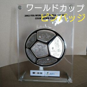 2002 日韓ワールドカップ　記念ピンバッジ ノベルティ　非売品