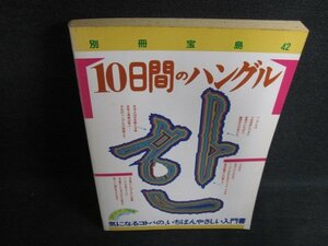 別冊宝島42　10日間のハングル　シミ日焼け強/ACS