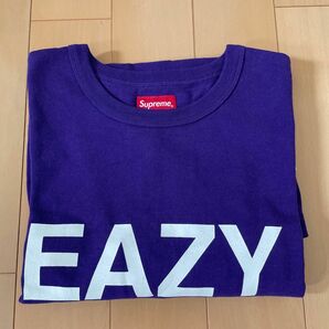 【supreme】シュプリーム　20SS EAZY S/S TOP/Tシャツ/L/コットン/パープル