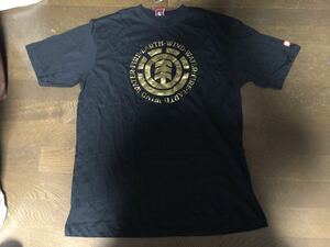 elementエレメントTシャツ黒スケートボードサーフィン