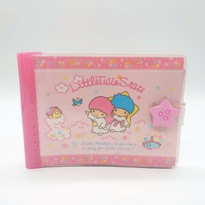 Sanrio Little Twin Stars サンリオ リトルツインスターズ キキララ プロフィール帳 ノート カバー シール 昭和レトロ 当時物 tp-23x635