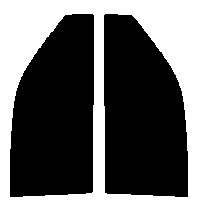 ハイパーブラック　１％ 運転席・助手席　オプティ 3ドア L3## カット済みカーフィルム