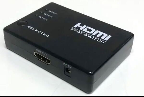 HDMI機器セレクター 3ポート リモコン付き