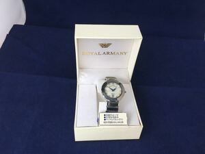 B68, Roya L Armany Dark Staine White Quartz Watch TM -001