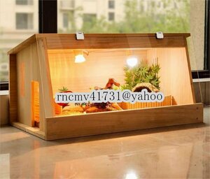 [81SHOP] breeding cage acrylic fiber case tree hamster small animals 60*40*40cm large cage cage front opening on opening stylish assembly type 