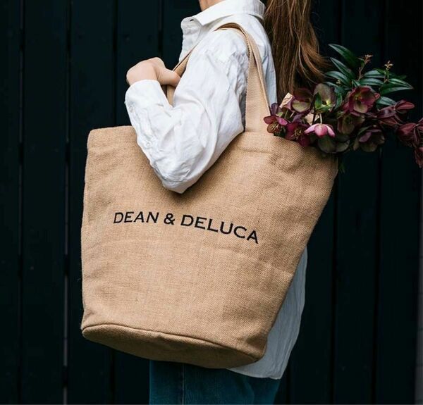 DEAN & DELUCA　ジュートマーケットトートバッグＬサイズ