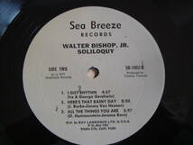 US盤　WALTER　BISHOP　JR/SOLILOQUY　_画像4