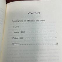 A. E. Hotchner Hemingway in Havana and Paris ヘミングウェイとの出会い　朝日出版社_画像5